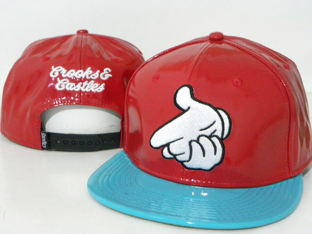 Crooks and Castles leather Hat DD4